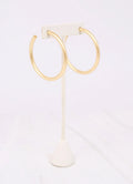 Addison Satin Hoop Earring