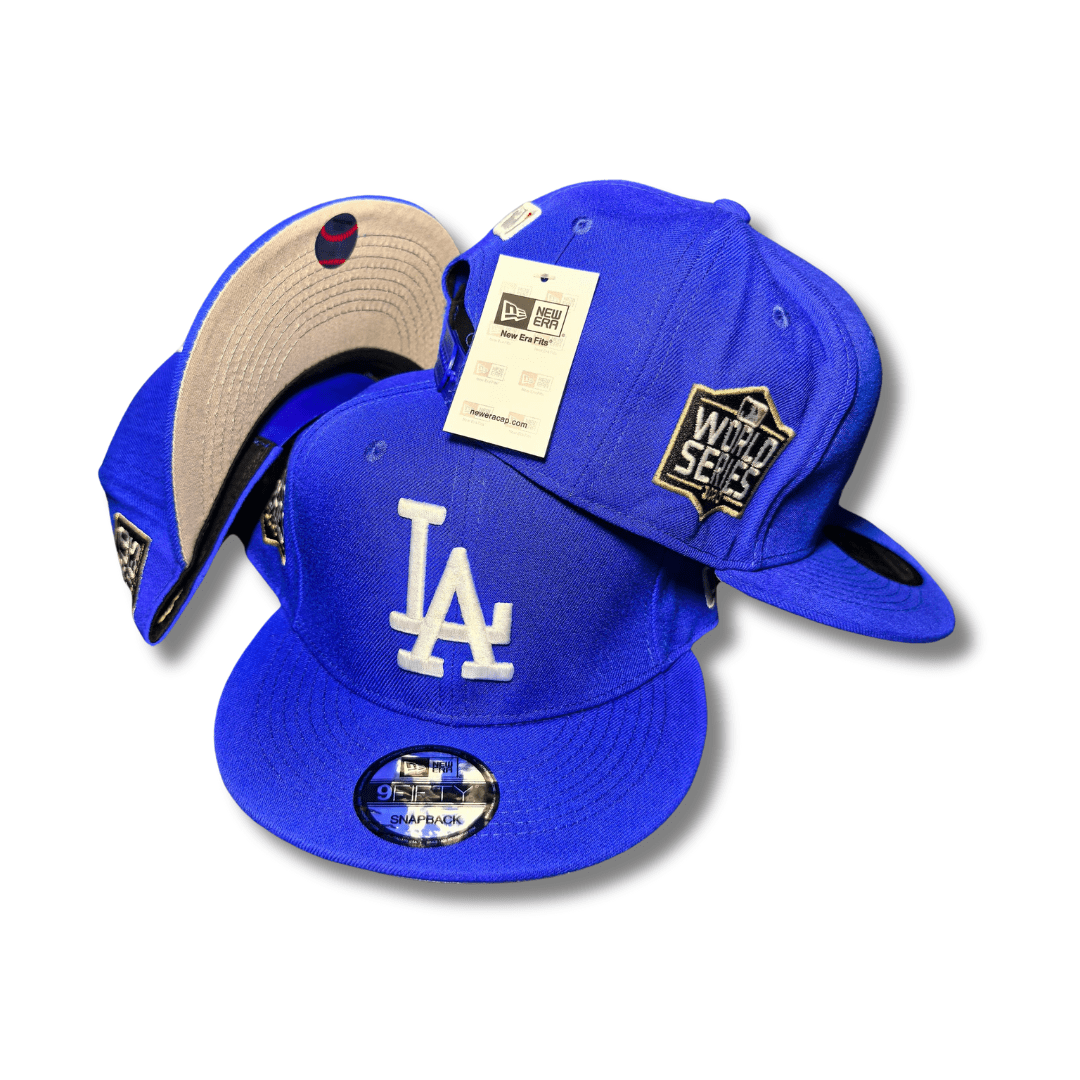 Los Angeles Dodgers Royal Blue with World Series Patch Snapback Cap