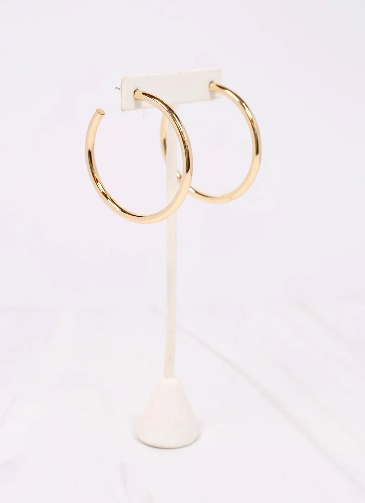 Addison Satin Hoop Earring