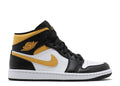 Air Jordan 1 Mid 'Black University Gold' Sneakers