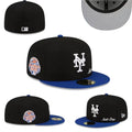 New York Mets 1986 World Series Fitted Hat - Blue & Off-White