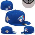Toronto Blue Jays Love & Hustle World Series 59FIFTY Hat - Blue with Heart Embroidery