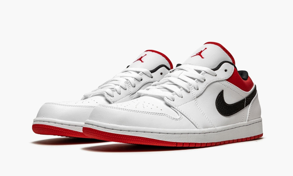 Air Jordan 1 Low "White / Gym Red" Sneakers