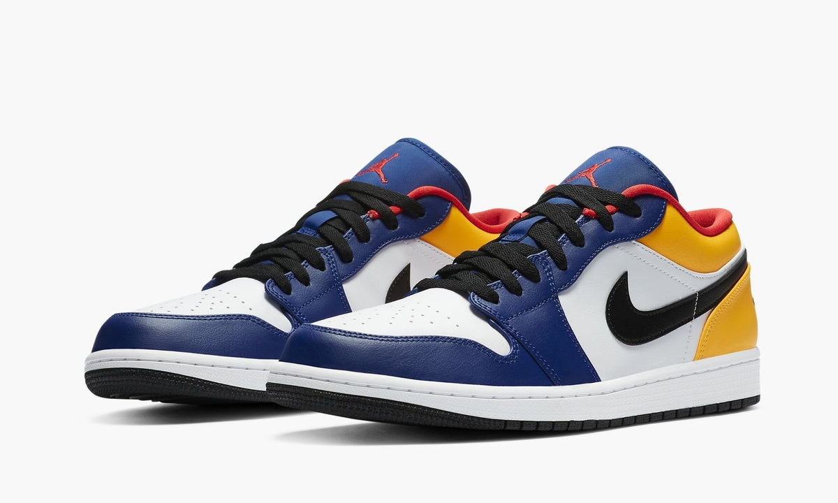 Air Jordan 1 Low Deep Royal / Yellow Sneakers