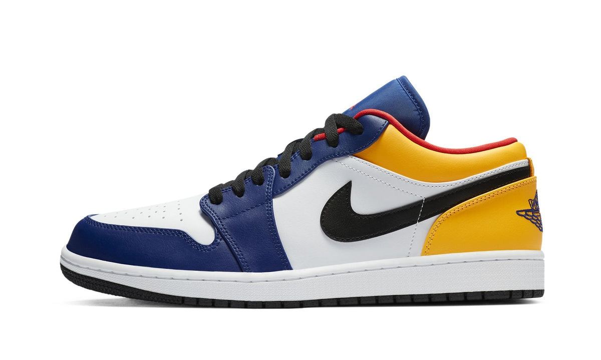 Air Jordan 1 Low Deep Royal / Yellow Sneakers