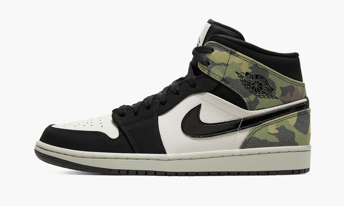Air Jordan 1 Mid "Camo" Sneakers
