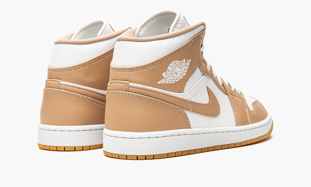 Air Jordan 1 Mid "Tan / Gum" Sneakers
