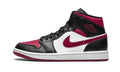 Air Jordan 1 Mid Bred Toe Sneakers