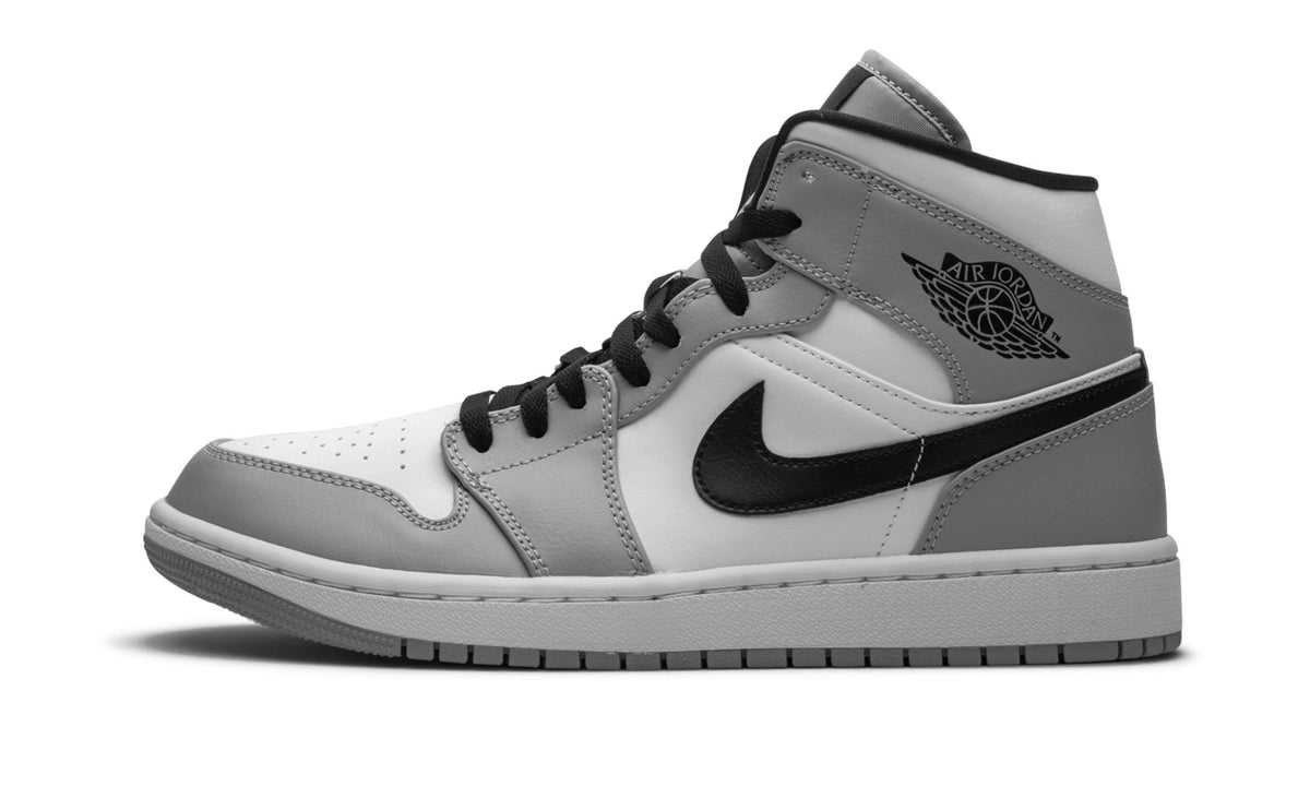 Air Jordan 1 Mid Light Smoke Grey Sneakers
