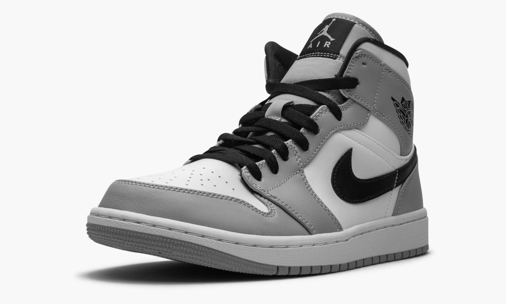Air Jordan 1 Mid Light Smoke Grey Sneakers