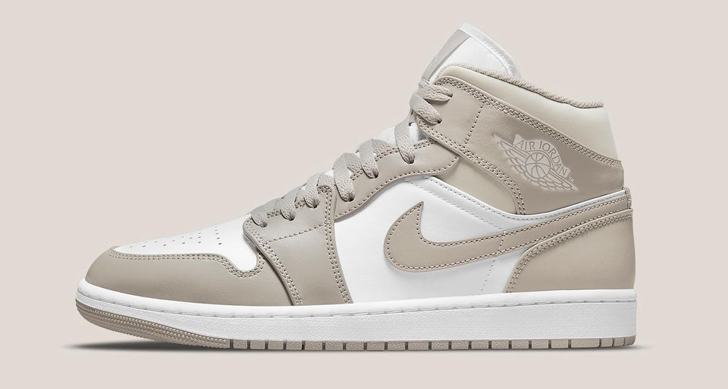 Air Jordan 1 Mid Linen Sneakers