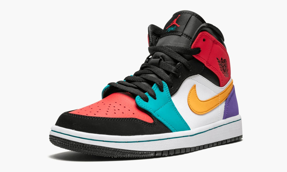 Air Jordan 1 Mid Multicolor Sneakers