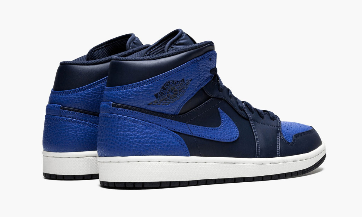 Air Jordan 1 Mid Obsidian Royal Sneakers