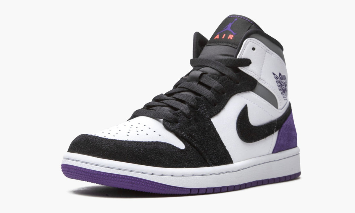 Air Jordan 1 Mid SE "Court Purple Suede" Sneakers
