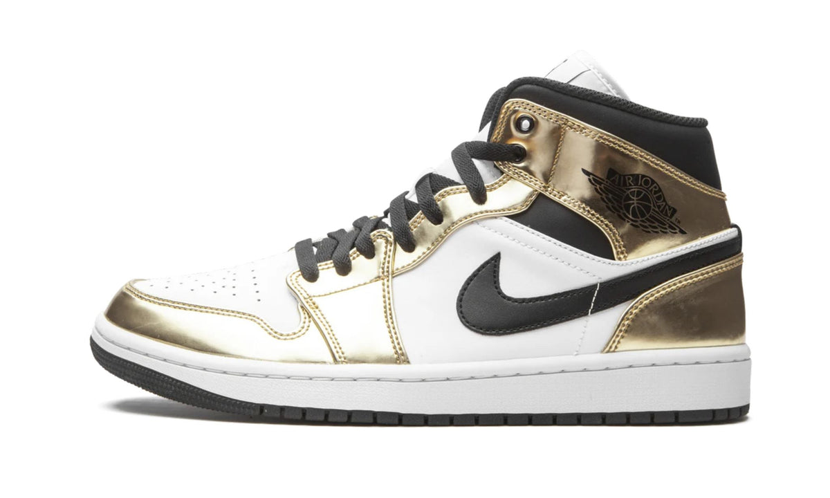 Air Jordan 1 Mid SE "Metallic Gold" Sneakers