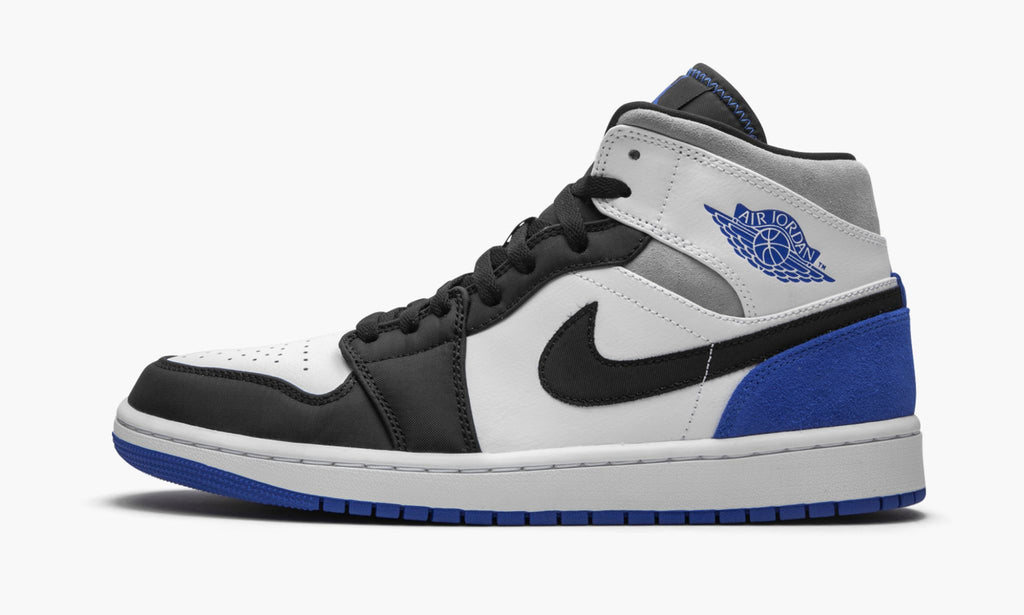 Air Jordan 1 Mid SE Game Royal Black Toe Sneakers