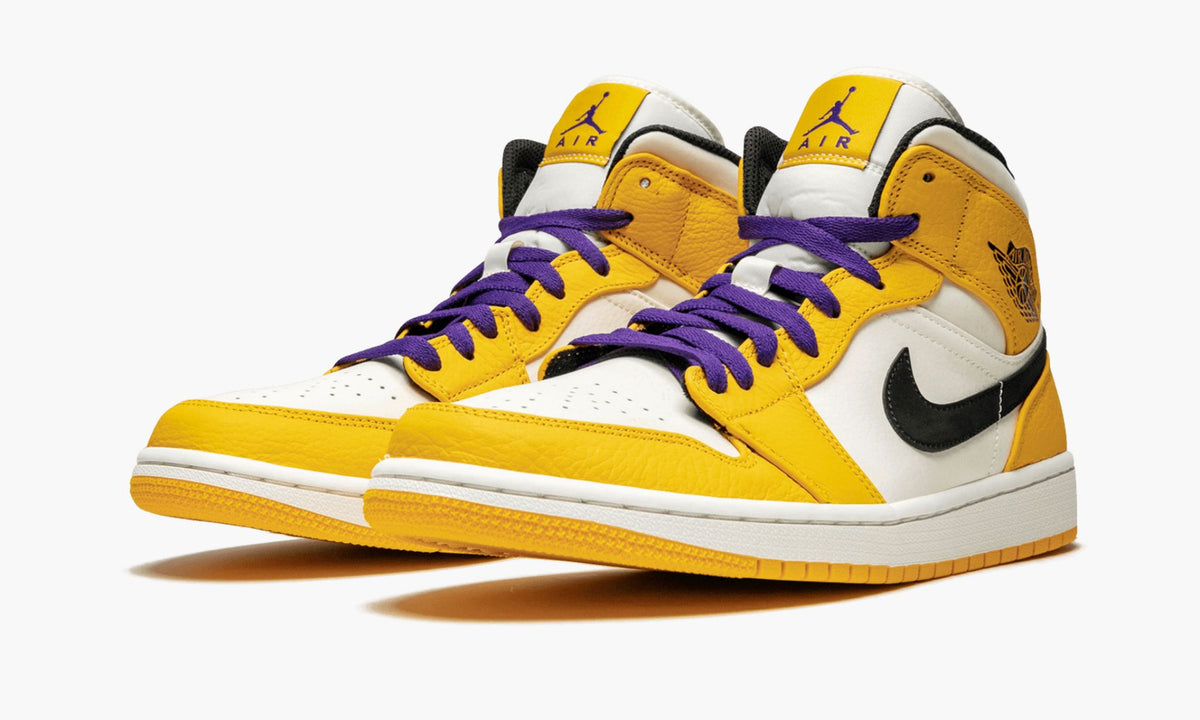 Air Jordan 1 Mid SE Lakers Sneakers