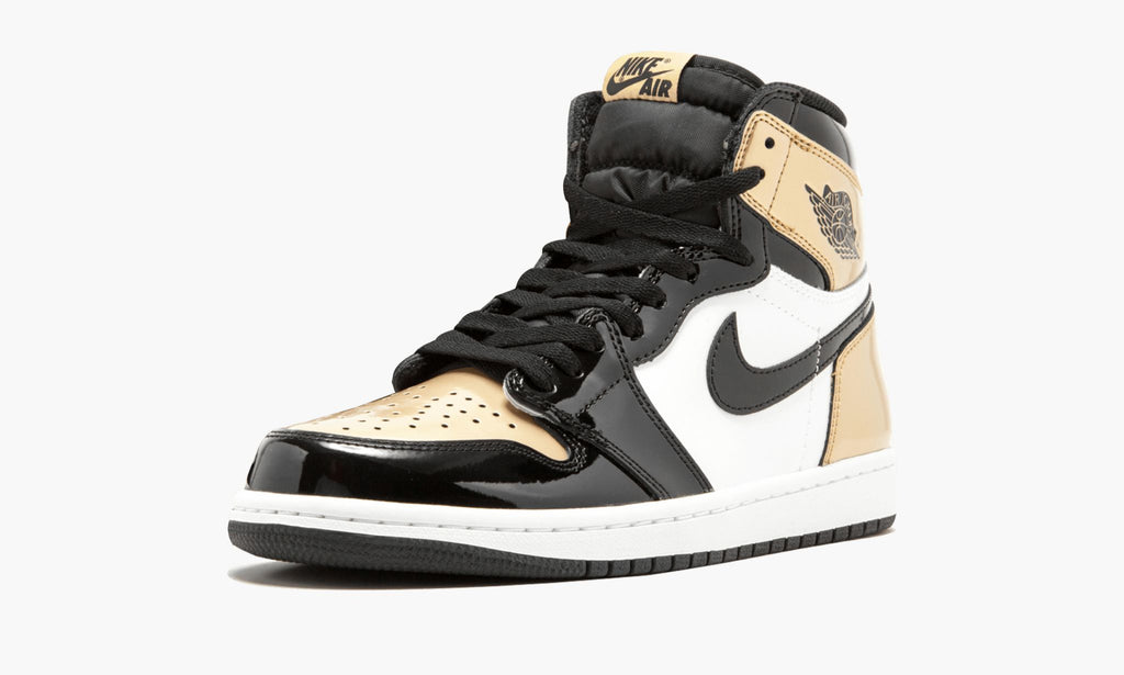 Air Jordan 1 Retro High OG NRG "Gold Toe" Sneakers