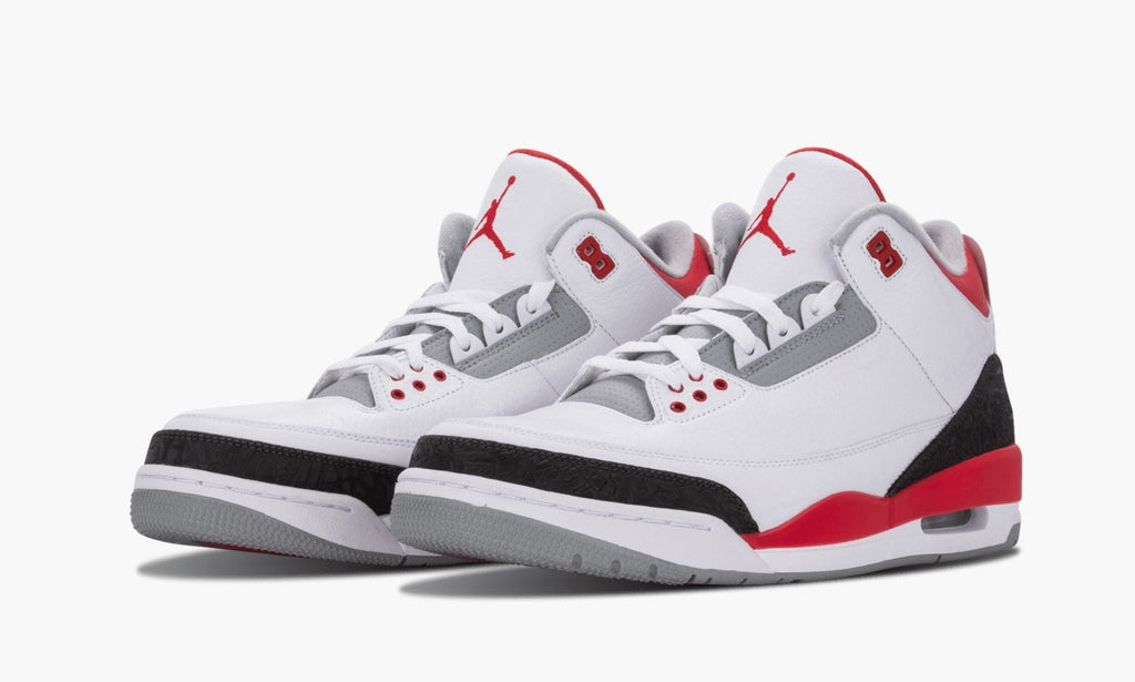 Air Jordan 3 Retro "Fire Red" Sneakers