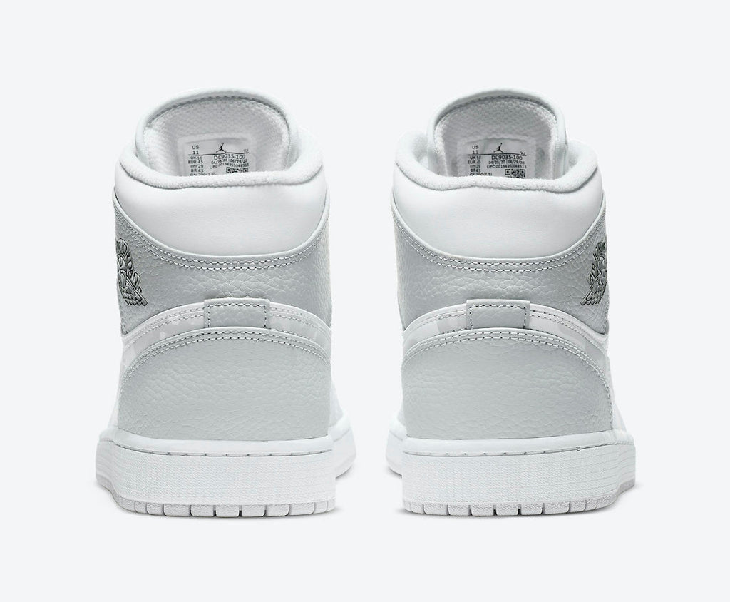 Jordan 1 Mid White Camo Sneakers