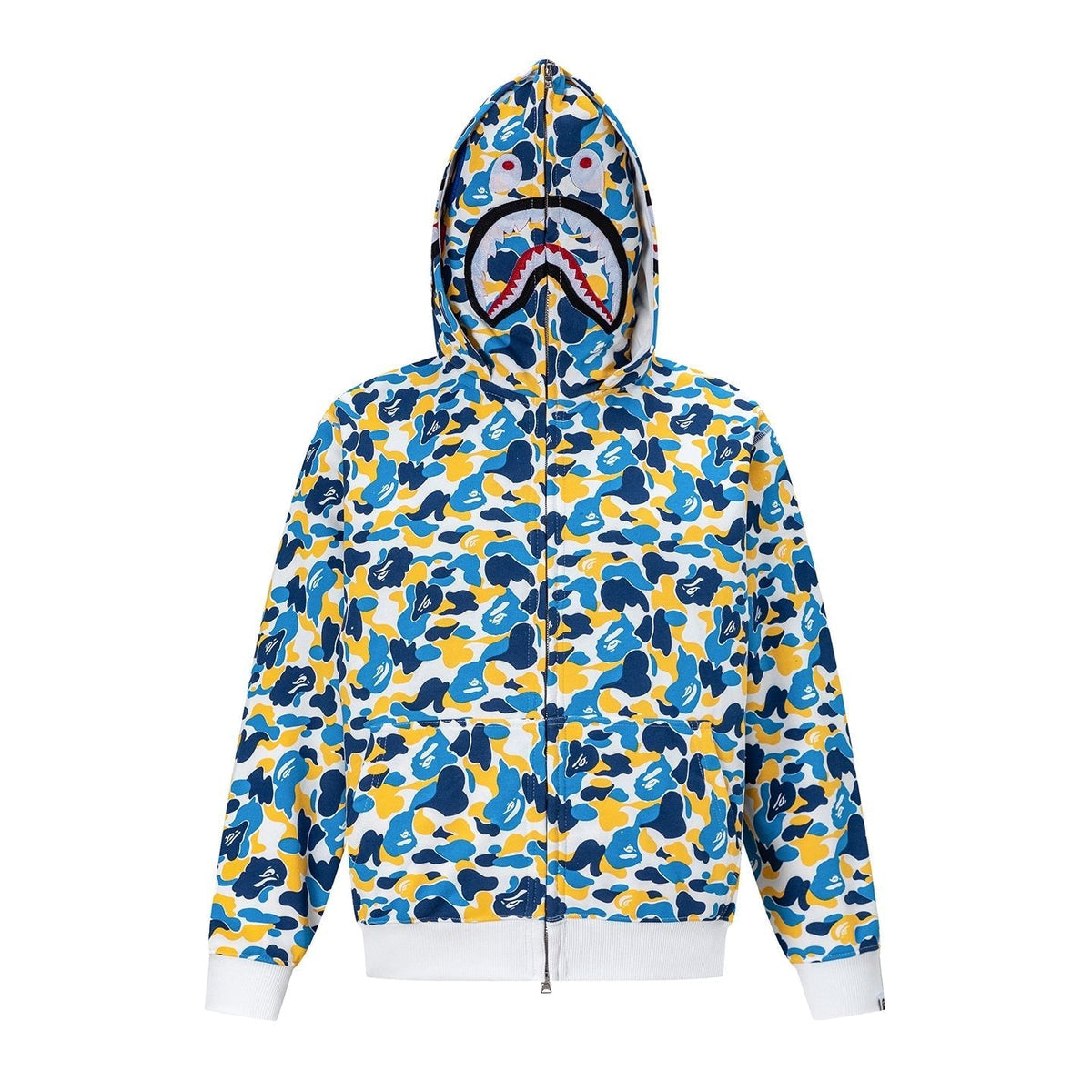BAPE Shark Camo Full-Zip Hoodie — hero