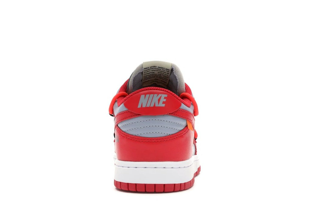 Nike Dunk Low Off-White University Red Sneakers
