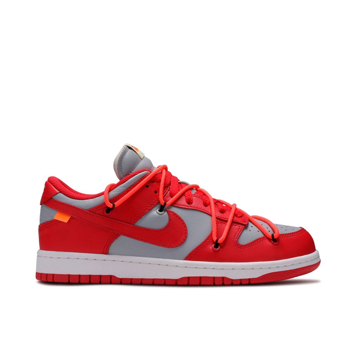 Off-White x Nike SB Dunk Low Red Sneakers