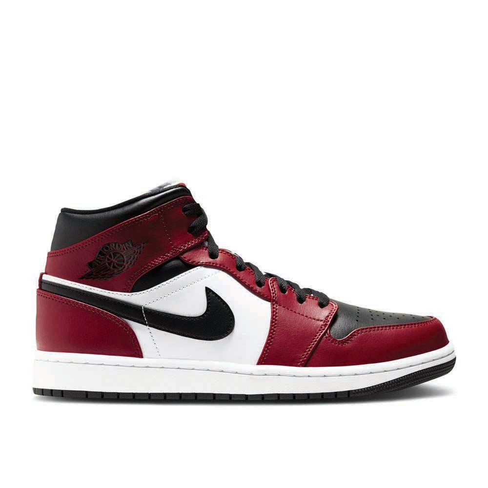 Air Jordan 1 Mid 'Chicago Black Toe' Sneakers