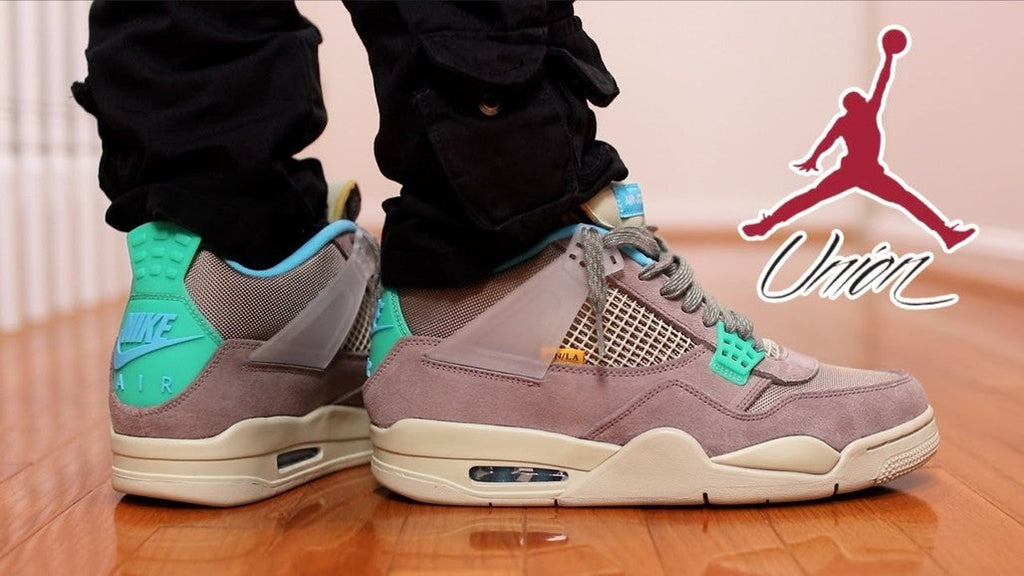 Union LA x Jordan 4 Retro Taupe Haze Sneakers