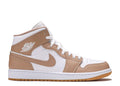 Air Jordan 1 Mid 'Tan Gum' Sneakers