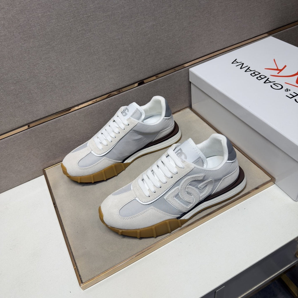 Dolce & Gabbana White Gum Sole Sneakers — front