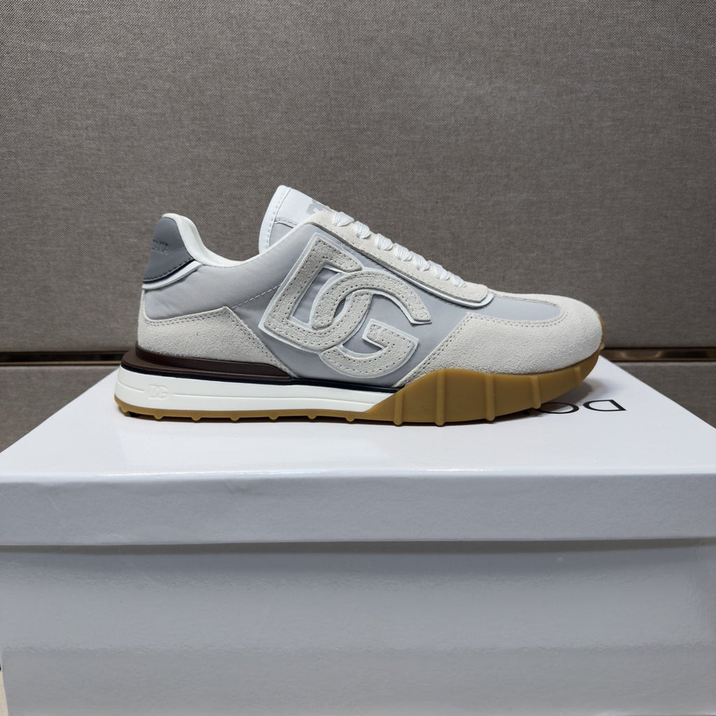 Dolce & Gabbana White Gum Sole Sneakers — side