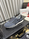Dolce & Gabbana Slate Blue Low-Top Sneakers — hero
