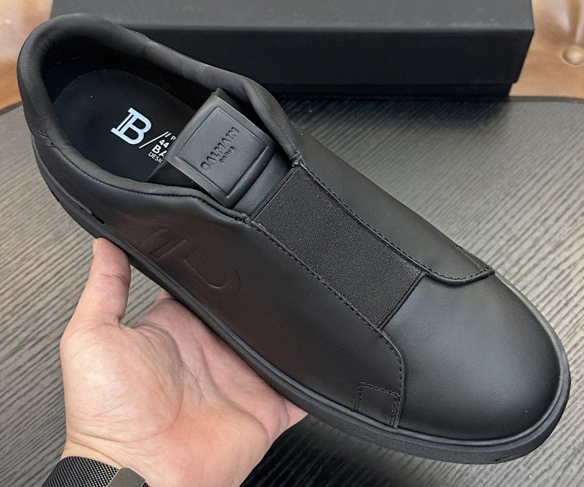 Balmain B-Skate Slip-On Sneakers — front