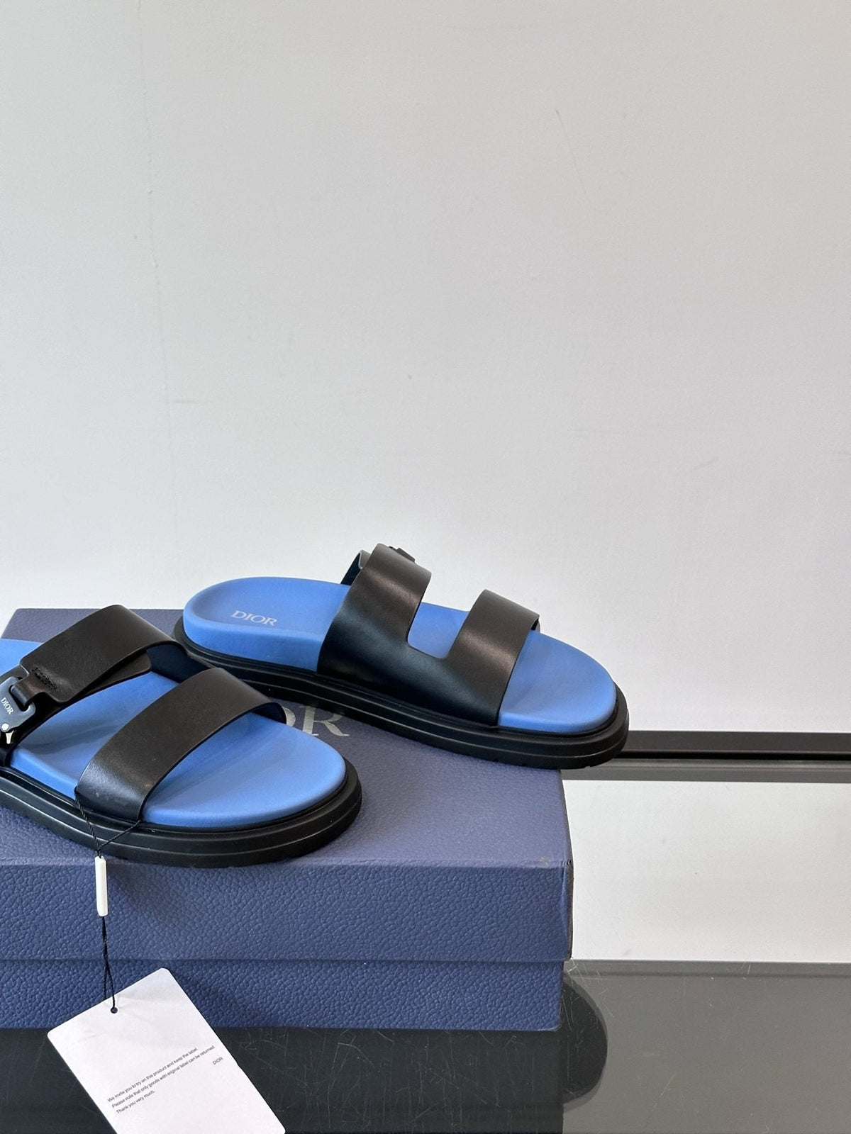 Dior Aqua Men's Slide Sandals — detail