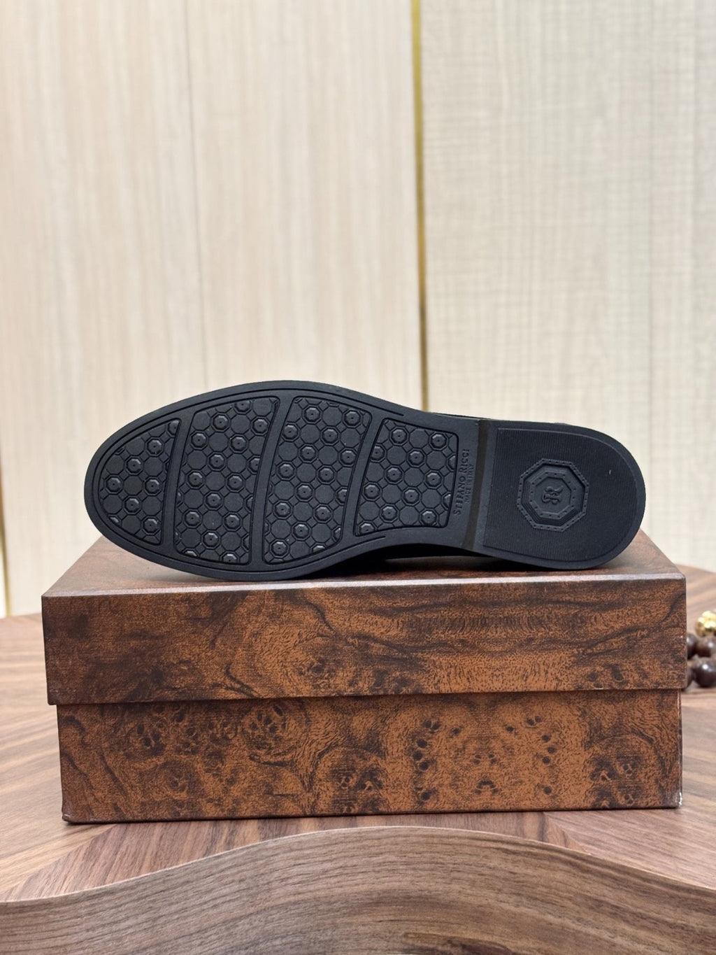 Stefano Ricci Perforated Slip-On Shoes — side