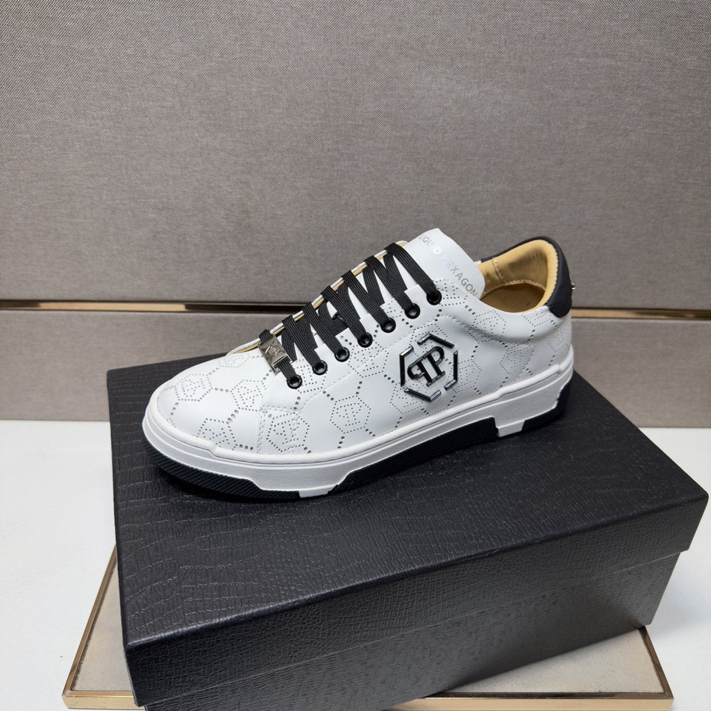 Philipp Plein Textured Low-Top Sneakers — side