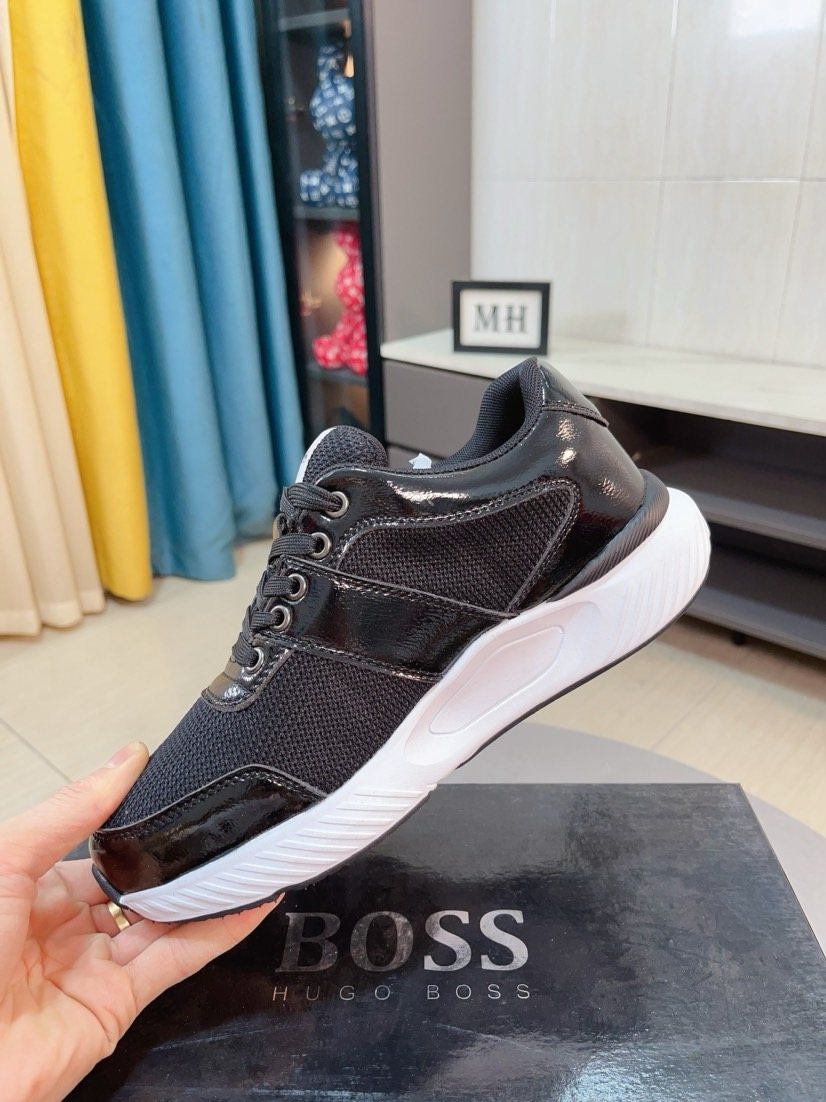 Hugo Boss Color-Block Low-Top Sneakers — side