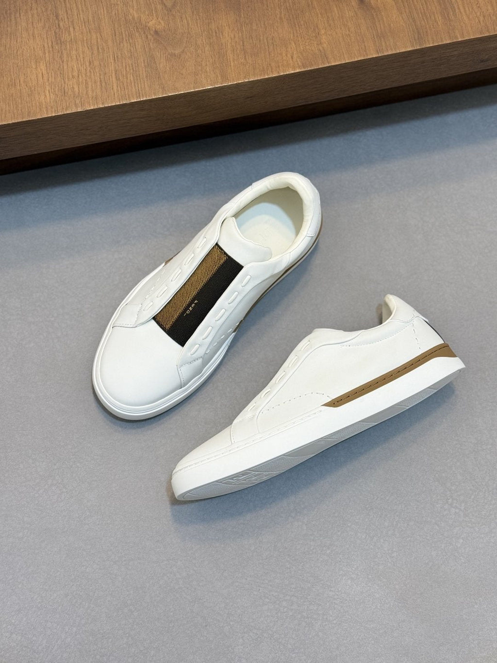 Fendi City Slip-On Sneakers — front