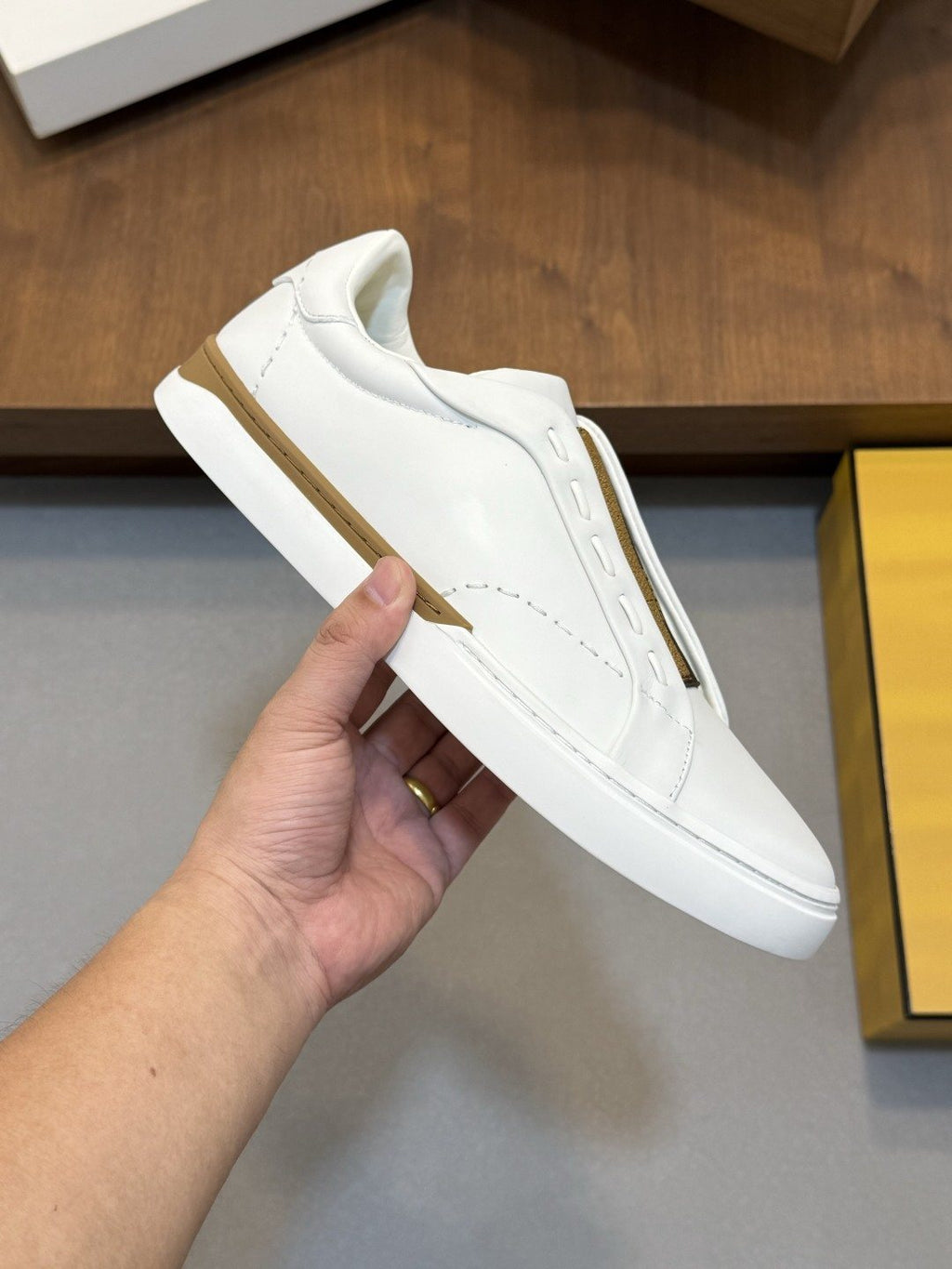 Fendi City Slip-On Sneakers — model